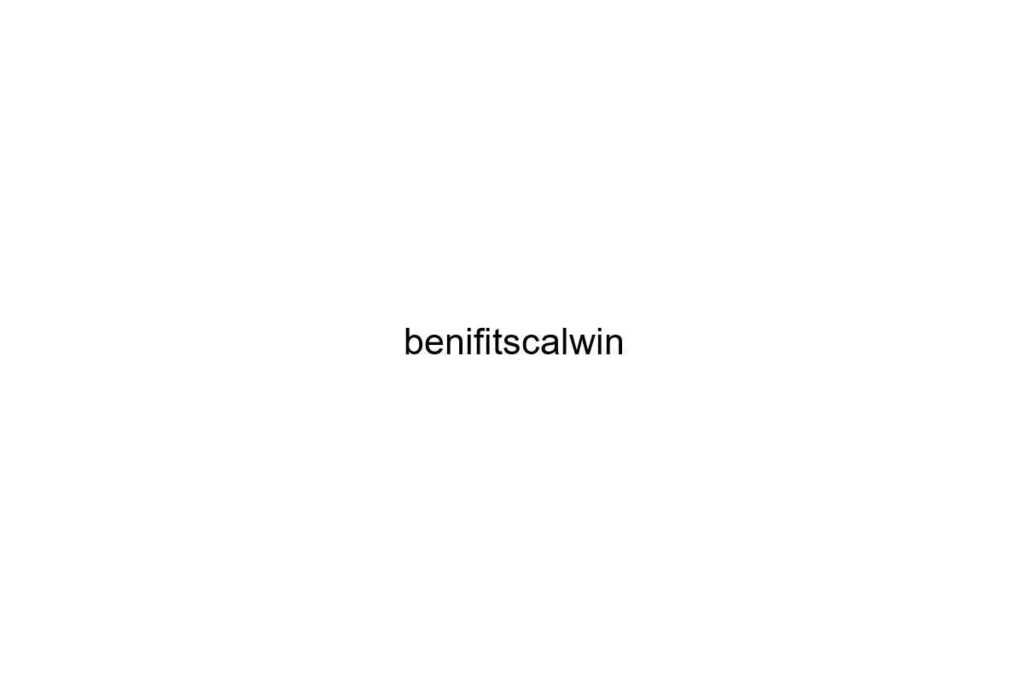 benifitscalwin