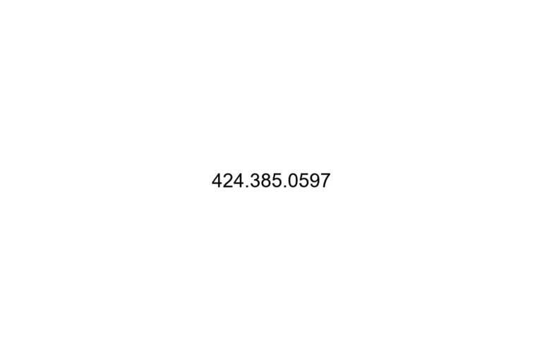 424 385 0597