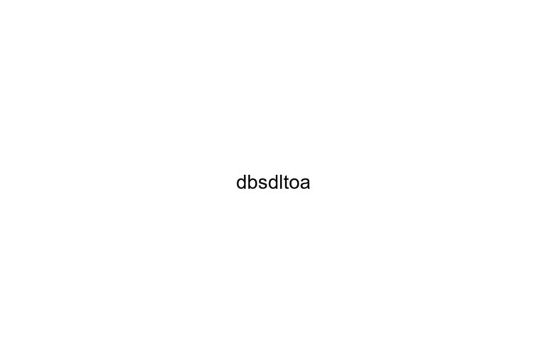 dbsdltoa