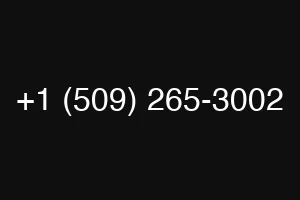 +1 (509) 265-3002