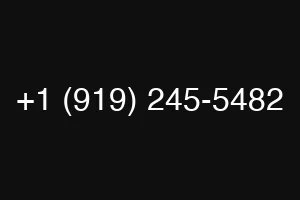 +1 (919) 245-5482