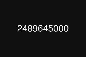 2489645000