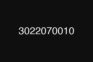 3022070010